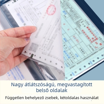 ÁFA számlák és adózási bizonylatok rendező irattartó könyv