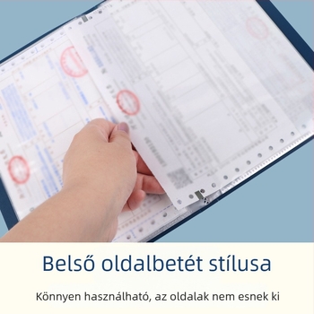 ÁFA számlák és adózási bizonylatok rendező irattartó könyv