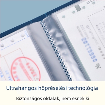 ÁFA számlák és adózási bizonylatok rendező irattartó könyv
