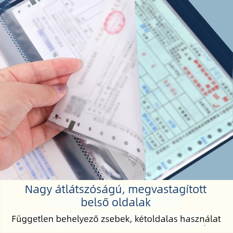 ÁFA számlák és adózási bizonylatok rendező irattartó könyv