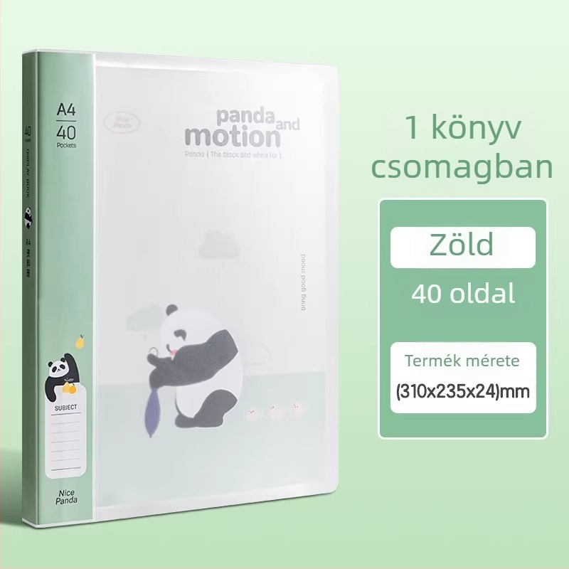 Deli XM703 Panda Series iratrendező iroda számára, 30/40/60 oldalas