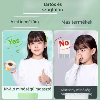 Színes vízálló írható címkék, öntapadós névtáblák