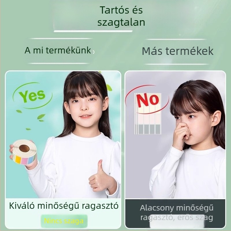 Színes vízálló írható címkék, öntapadós névtáblák