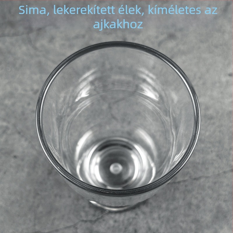 Átlátszó akril pohár italokhoz éttermi használatra, alkalmas forró és hideg italokhoz, citromos üdítő, gyümölcslé, tejes tea és sör, 201–300 ml