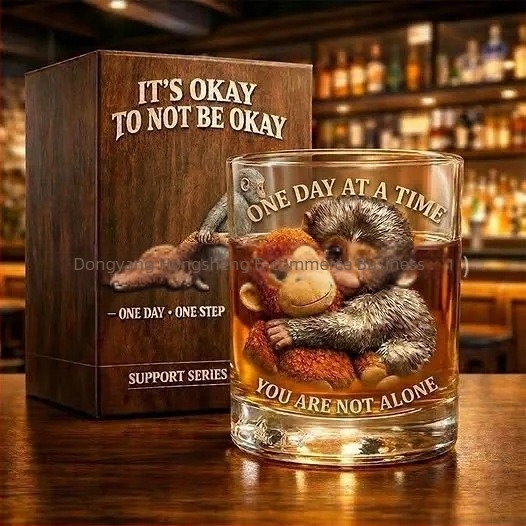 Punch the Monkey Kényelmes whisky pohár