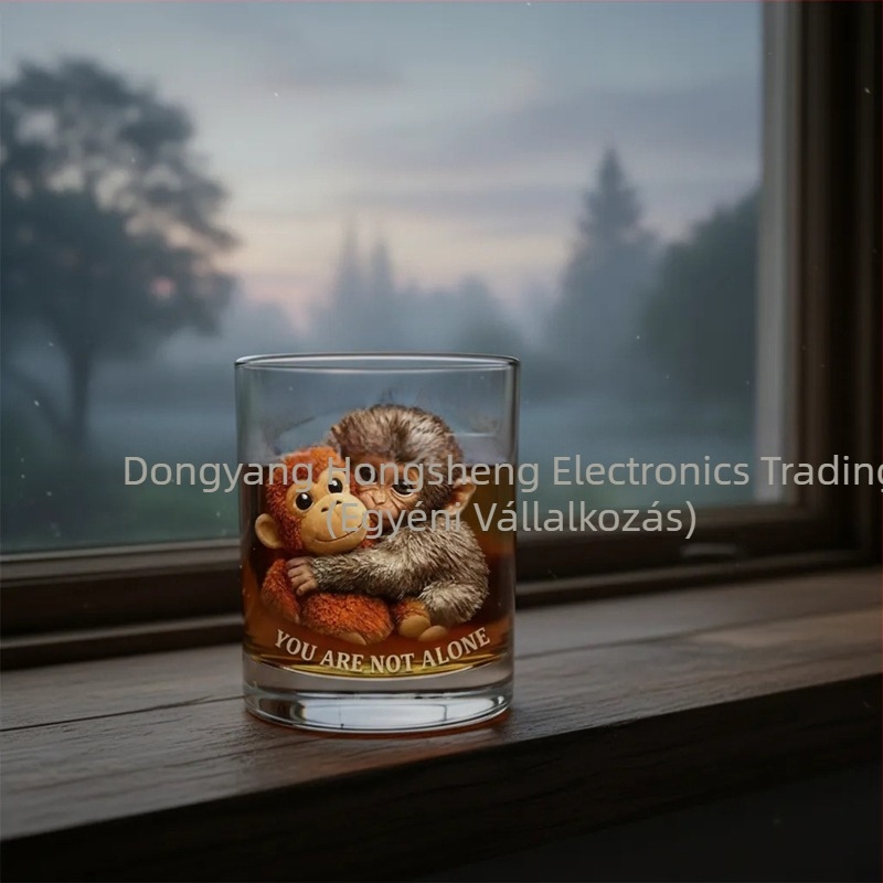 Punch the Monkey Kényelmes whisky pohár