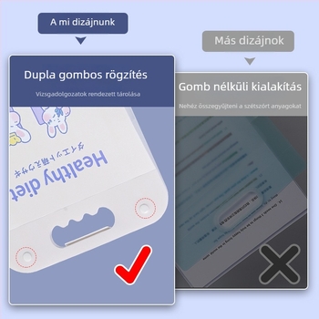 Wengu A4 Hordozható vizsgadolgozat rendező, akordeon típusú mappa több rekesszel