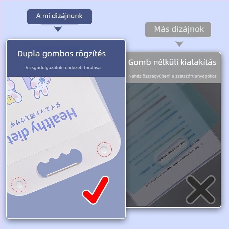 Wengu A4 Hordozható vizsgadolgozat rendező, akordeon típusú mappa több rekesszel