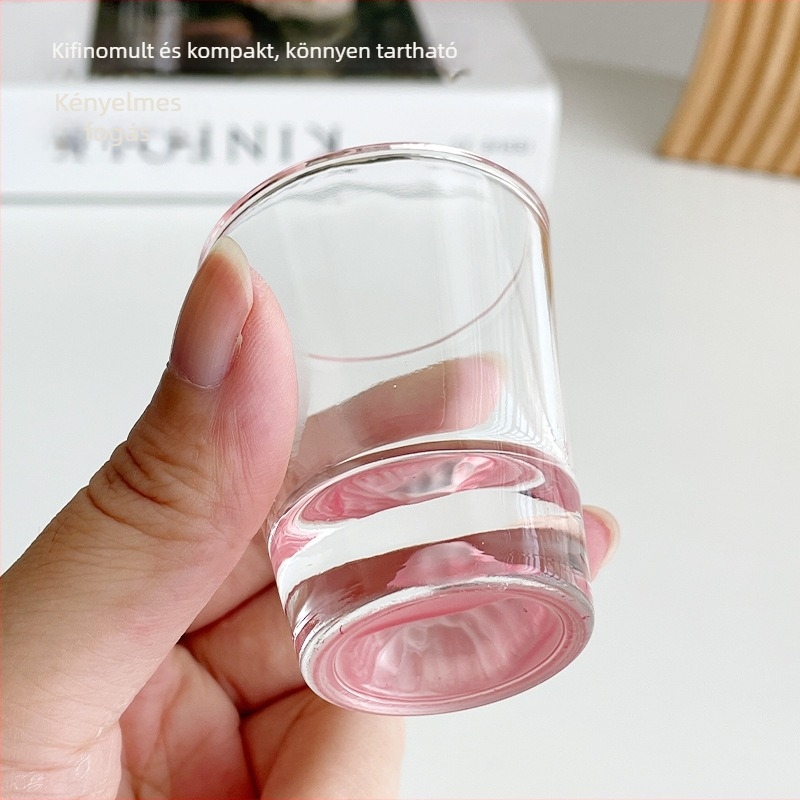 Fuji-hegy mintás mini szaké pohár szett, japán stílusú shochu poharak, egy kortyos pohár