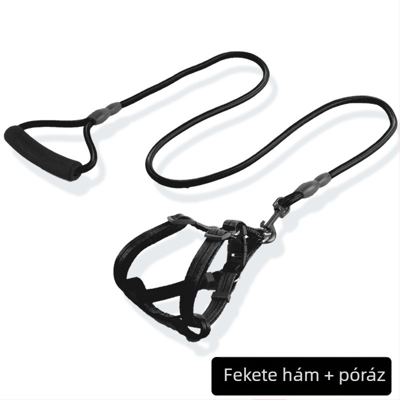 Húzható kutya póráz, hám és nyakörv kölyökkutyáknak és kistestű kutyáknak