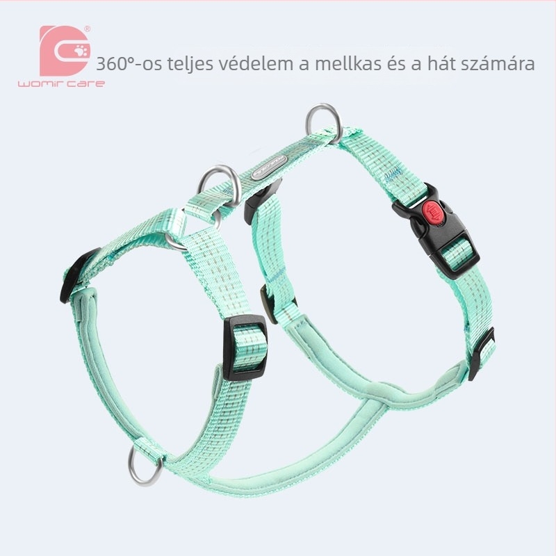 Mellény-stílusú hám pórázzal, kutyáknak minden méretben