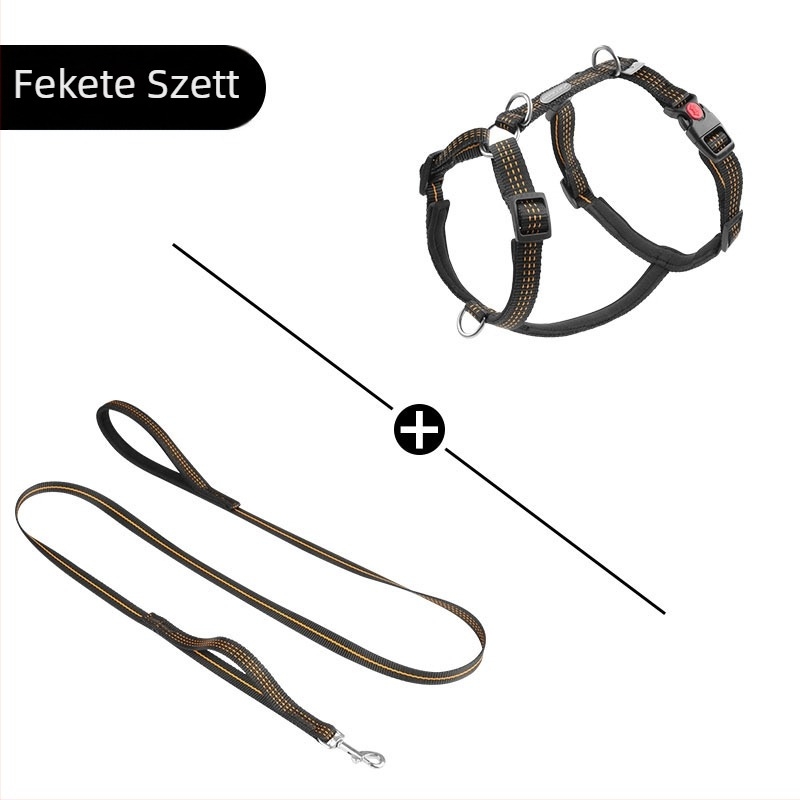 Mellény-stílusú hám pórázzal, kutyáknak minden méretben