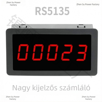 RS5135 Digitális kijelzős számláló lyukasztópréshez és esztergához, nagy elektronikus kijelzővel