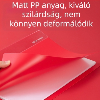A4-es vastagított fájl rendező többszörös rekesz és átlátszó betétoldalak, terhességi vizsgálati dokumentumokhoz