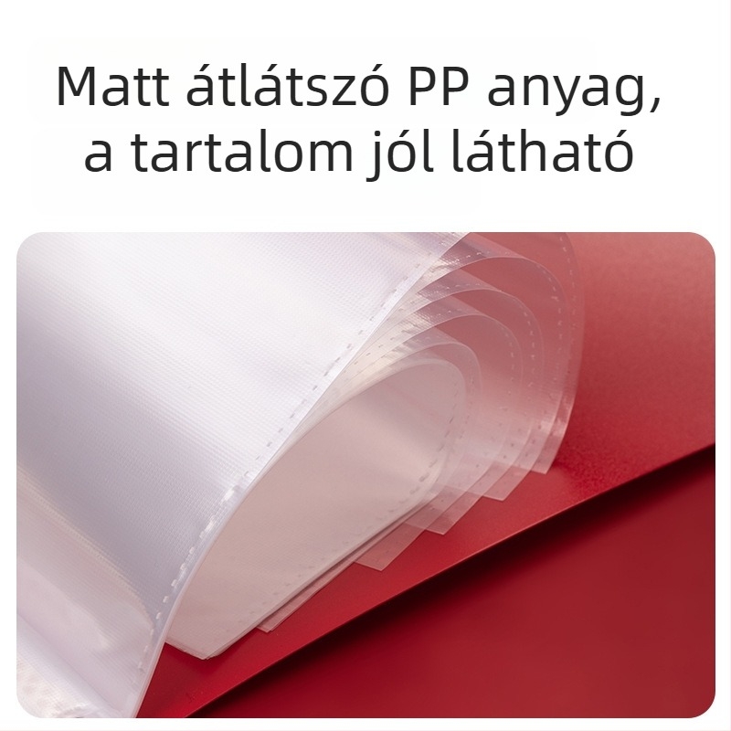 A4-es vastagított fájl rendező többszörös rekesz és átlátszó betétoldalak, terhességi vizsgálati dokumentumokhoz