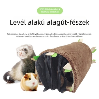 Kisállati rejtekhely alagúttal és sátorral: hörcsög, tengerimalac és nyúl – egész éves használatra