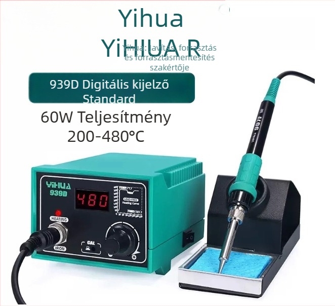 Yihua YH850 forrólevegős rework állomás YH936 elektrostatikus forrasztóvas, hőmérséklet-szabályozás 937, állandó hőmérséklet 939D, elektromos ónszívó 948
