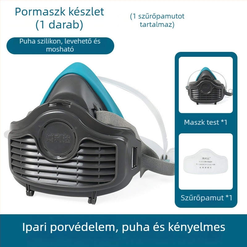 Honglida 3100 ipari porvédő maszk — KN95-szintű légzésvédő festéshez és dekoráláshoz