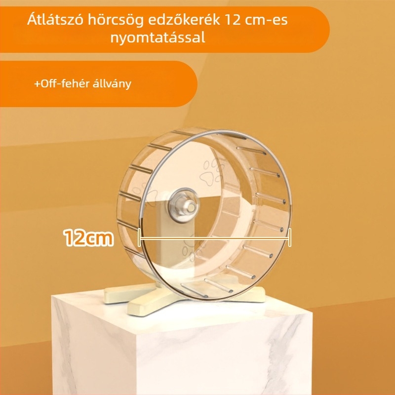 Eredeti állványos futókerék hörcsögnek, nagy műanyag edzőkerék