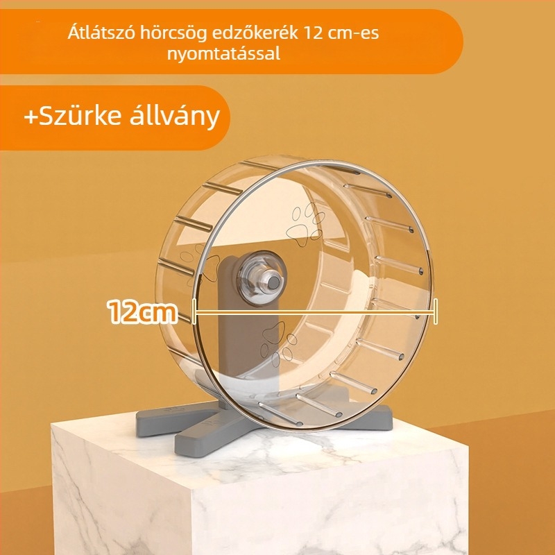 Eredeti állványos futókerék hörcsögnek, nagy műanyag edzőkerék