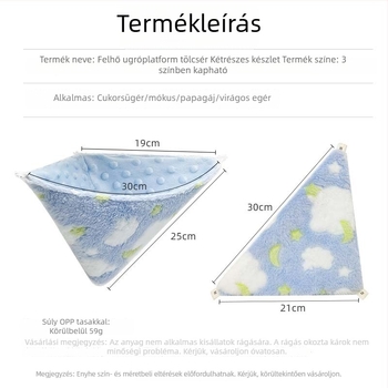 Minden évszakra szóló meleg odú, mászójáték és élőhely-dekoráció kisállatok számára