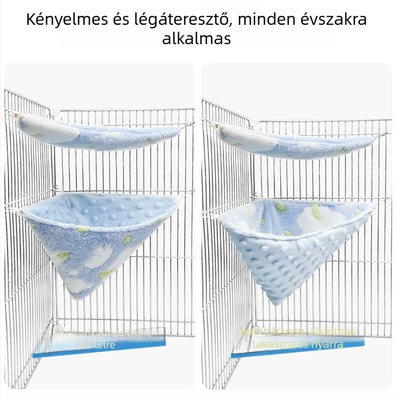 Minden évszakra szóló meleg odú, mászójáték és élőhely-dekoráció kisállatok számára