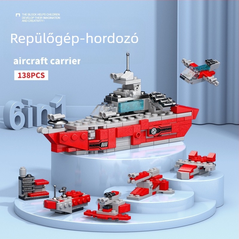 Lele Brothers kompatibil építőblokkok - katonai dinoszaurusz mecha összeállítás, oktató játék, 100–200 darab, ABS műanyag, színes doboz, 7–14 éveseknek