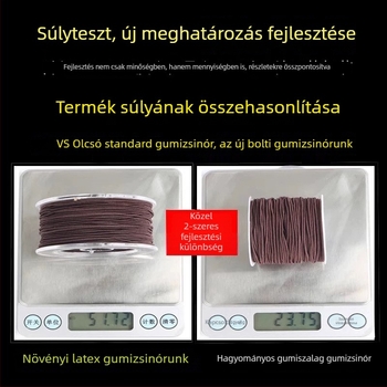 Kiváló minőségű rugalmas zsinór maggal körülvett gyöngyfűzéshez, kopásálló karkötő-zsinór, ékszerkészítéshez