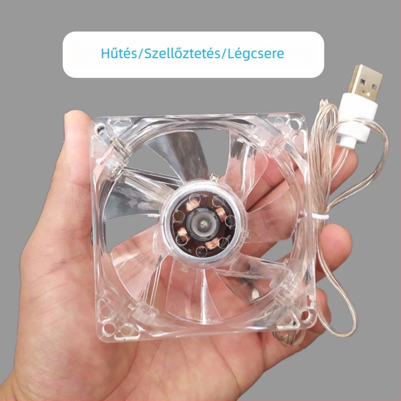 Hamsterketreces ventilátor nyári hűtéshez, szellőzéshez, hőelvezetéshez és szagtalanító játékhoz