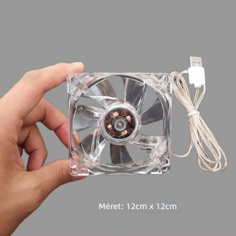 Hamsterketreces ventilátor nyári hűtéshez, szellőzéshez, hőelvezetéshez és szagtalanító játékhoz