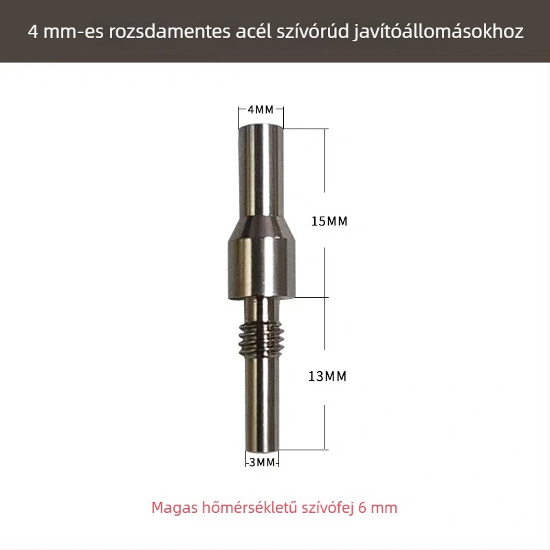 BGA javító állomáshoz szilikon szívóduza, 15 mm kör alakú nyílással, 450°C-ig ellenálló, 8 mm piros