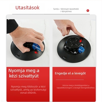 Autó karosszéria-deformációk javító eszköze üvegillesztővel, kézi pumpával, vákuumcsészékkel és kameratartóval (4.5–6 hüvelyk)
