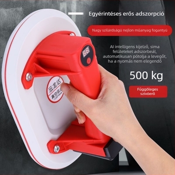 Elektromos vákuumszívó korong automatikus levegő-utánpótlással, erős szívóerővel, üveg és csempe kezelésére