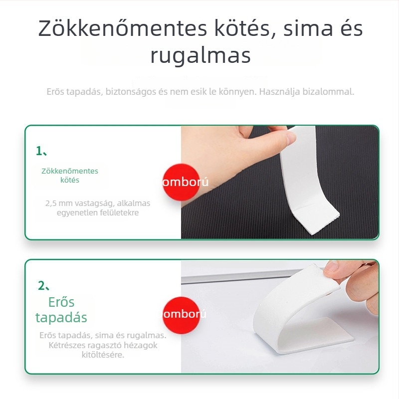 Deli habosított dupla ragasztó szalag, 24 mm széles, 2,5 mm vastag, könnyen téphető