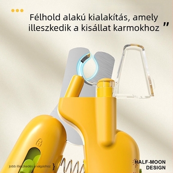 Világító körömvágó olló macskáknak, kezdőbarát körömolló nyulaknak és kutyáknak