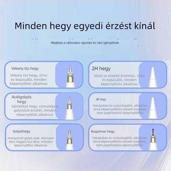 Apple Pencil Pro cserélhető hegye, kopásálló, csendes tollhegy iPadhez