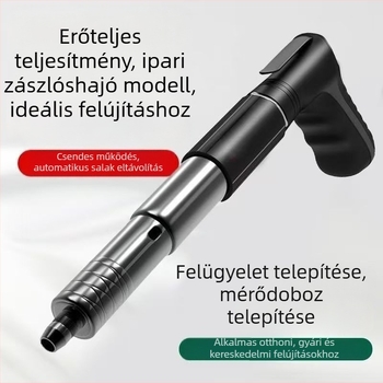 Szegbelövő pisztoly, mennyezeti szegező, kábelcsatorna szegező, pneumatikus eszköz cement rögzítéséhez, mini acélszegek, egyenes szegek
