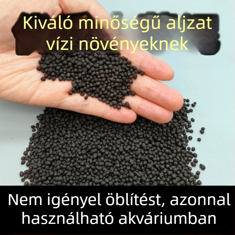 Akvarisztikus aljzat: vulkáni kő alapú aljzat növényeknek, trágyázó anyag és szűrőanyag