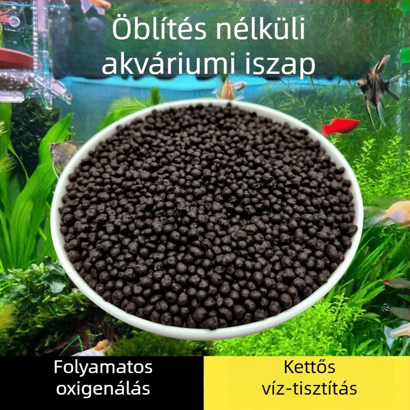 Akvarisztikus aljzat: vulkáni kő alapú aljzat növényeknek, trágyázó anyag és szűrőanyag