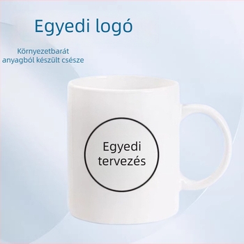Személyre szabott kerámia bögre logóval – szublimációs reklámbögre, bevont felülettel