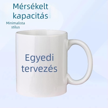 Személyre szabott kerámia bögre logóval – szublimációs reklámbögre, bevont felülettel