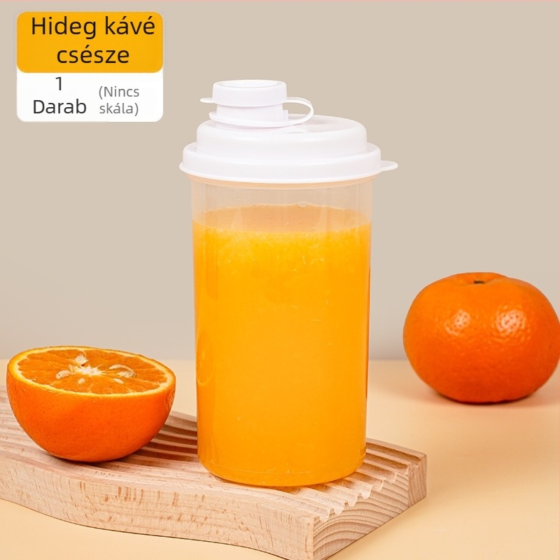 450 ml hordozható hideg italok shaker pohár kávéhoz és gyümölcslevekhez, szorosan záródó, élelmiszer-minőségű, hengeres forma