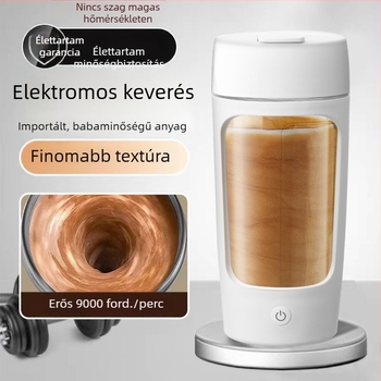 Elektromos keverőpohár fehérje porhoz és kávéhoz, hordozható shaker