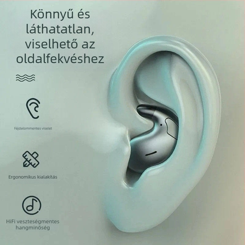 Alvóhallgató hosszú viseléséhez kényelmes, zajszűrő, nem fülhallgató típusú, Bluetooth vezeték nélküli, kompakt, hosszú üzemidejű akkumulátor, vízálló, prémium minőség, kényelmes, új modell