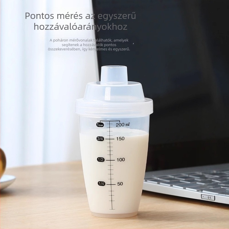 Fehérje shaker porhoz – fekete kávé íz, sporthoz