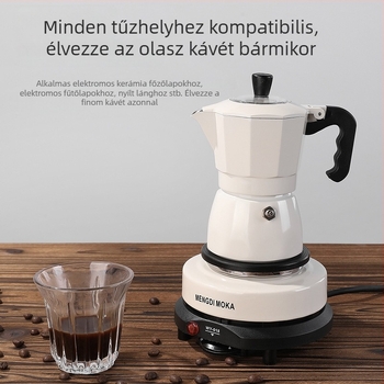 Kettős szelepes moka edény, harmadik generációs szelep, olasz stílusú otthoni eszpresszó készülék
