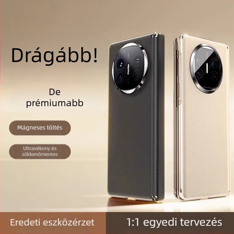 Huawei Mate X5 védőtok, X5 Gyűjtemény kiadás, összecsukható kijelzőhöz, teljes védelem, ultra vékony, ütésálló, szilikon