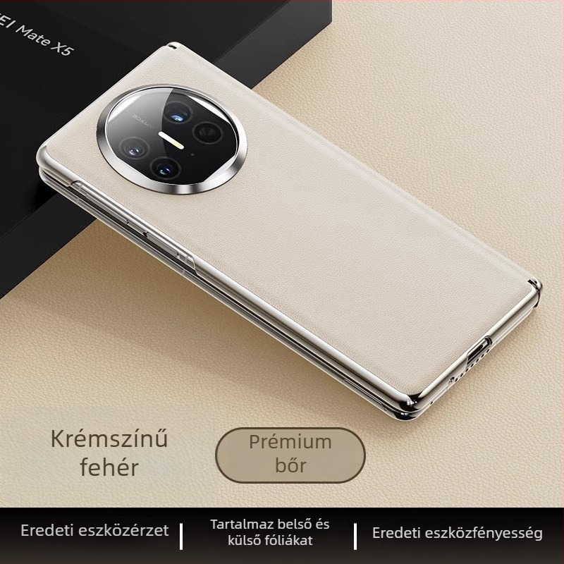 Huawei Mate X5 védőtok, X5 Gyűjtemény kiadás, összecsukható kijelzőhöz, teljes védelem, ultra vékony, ütésálló, szilikon