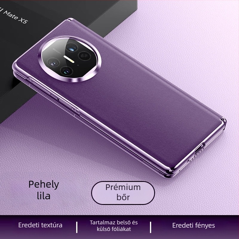 Huawei Mate X5 védőtok, X5 Gyűjtemény kiadás, összecsukható kijelzőhöz, teljes védelem, ultra vékony, ütésálló, szilikon