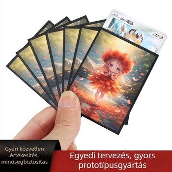 Fekete hátú kártyatartók, kétszínű matt felülettel, versenyszintű Magic: The Gathering és Pokémon Kártyajátékhoz, lézeres kartonfilm